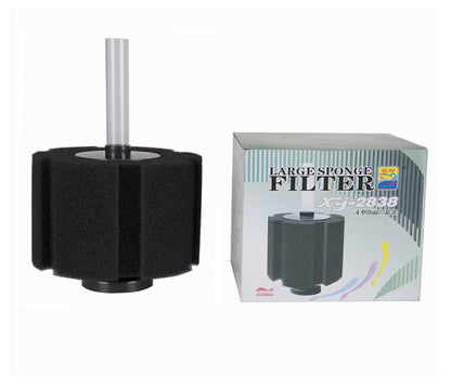 XINYOU Aquarium Black Sponge Filter - Oversized